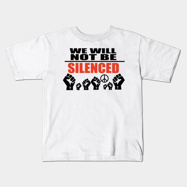 Black Lives Matter Kids T-Shirt by Rise And Design